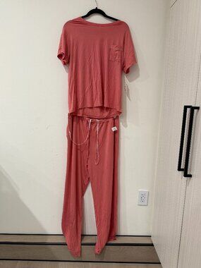 State of Day Women's 2-Pc. Fluid Knit Pajamas Set NWT